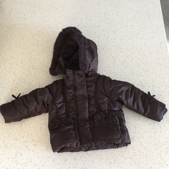 Brown Rothschild Girls Winter Coat - Picture 1 of 7